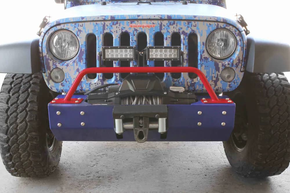Steinjäger Bumpers Wrangler JK 2007-2018 Bumper Light Bar, Short Red Baron