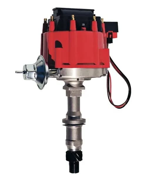 HEI Distributor 50,000 Volt Built-In Coil Red Cap Fits Pontiac V8 Engines Proform