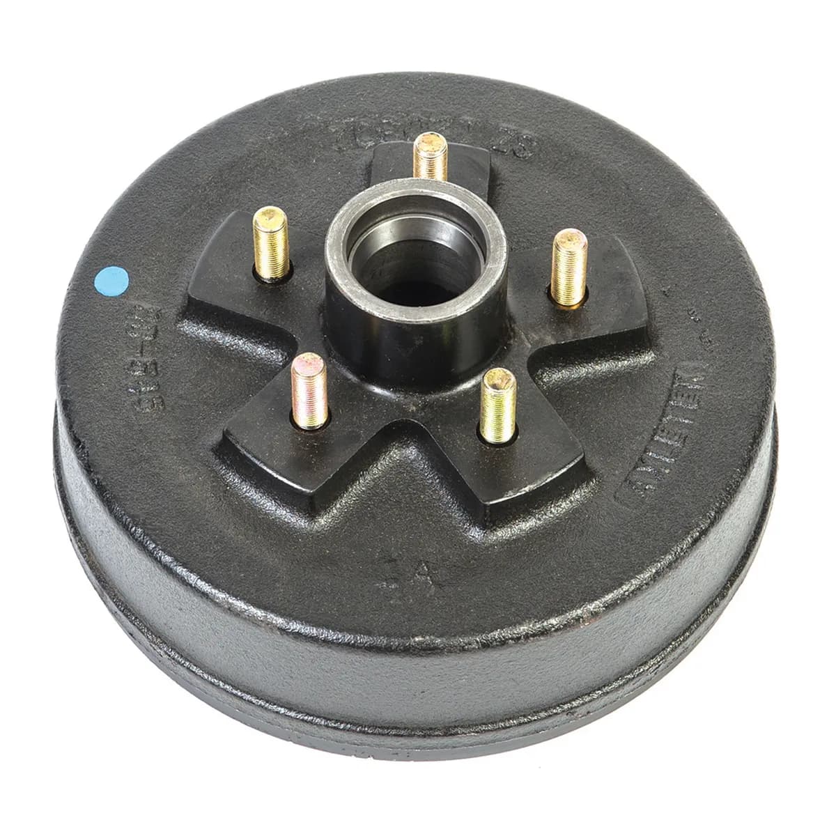 Husky Towing 30796 With Drum 2300 To 4000 LB Cap 5 x 4-1/2 Dia Bolt Patt 1/2 Inch Stud Dia Single