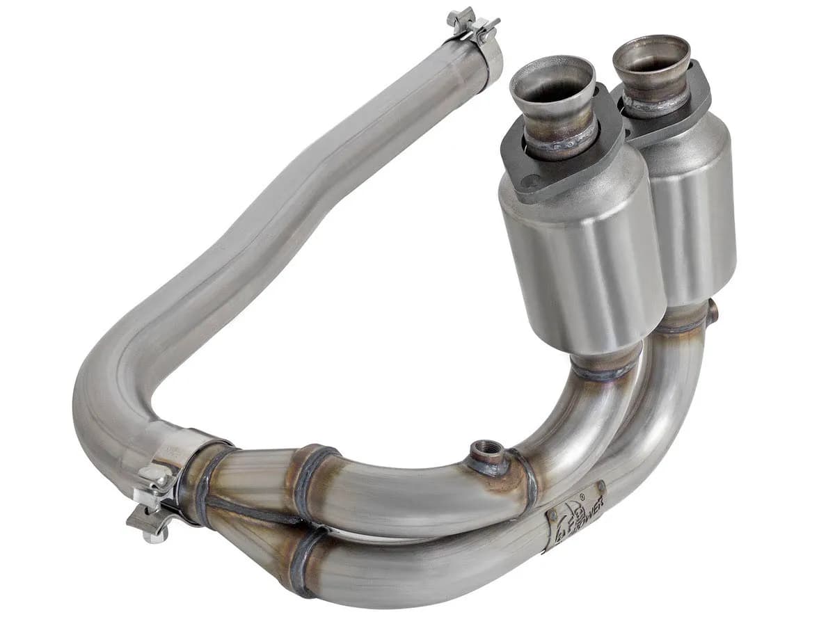 aFe Power Direct Fit Catalytic Converter Front - LJ/TJ 04-06 4.0L