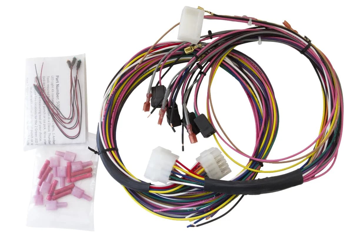 Autometer 2198 Gauge Wire Harness, Universal, For Tach/Speedo/Elec Gauges, Incl LED Indicators