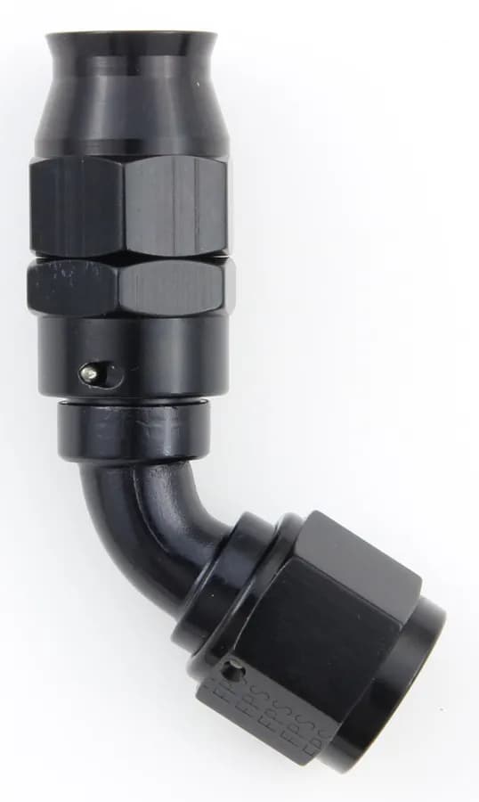 #6 Real Street 60 Deg. Hose End Black For Ptfe Hose