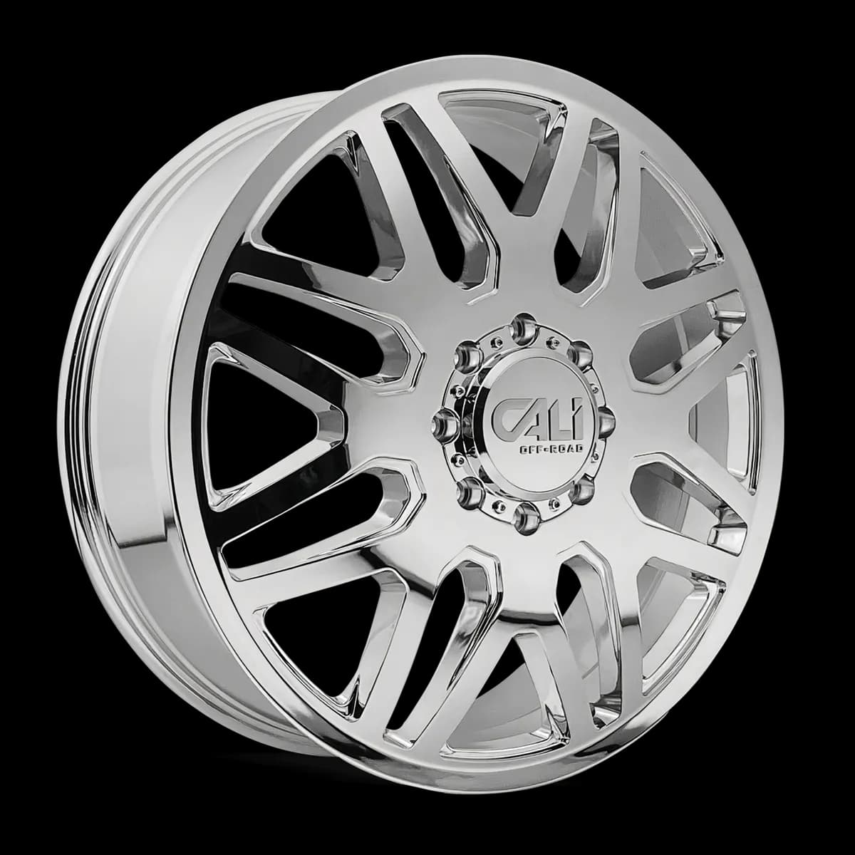 Dually Wheels Invader Dually 9115D CH 24x8.25 Chrome 8 On 200 Bolt Pattern 115 Offset Cali Offroad Wheels