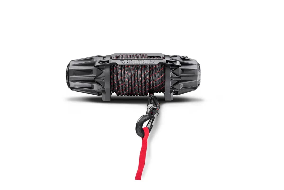Go Rhino XG-W10000KB - RealTruck Traction Recovery 10K Winch - Black