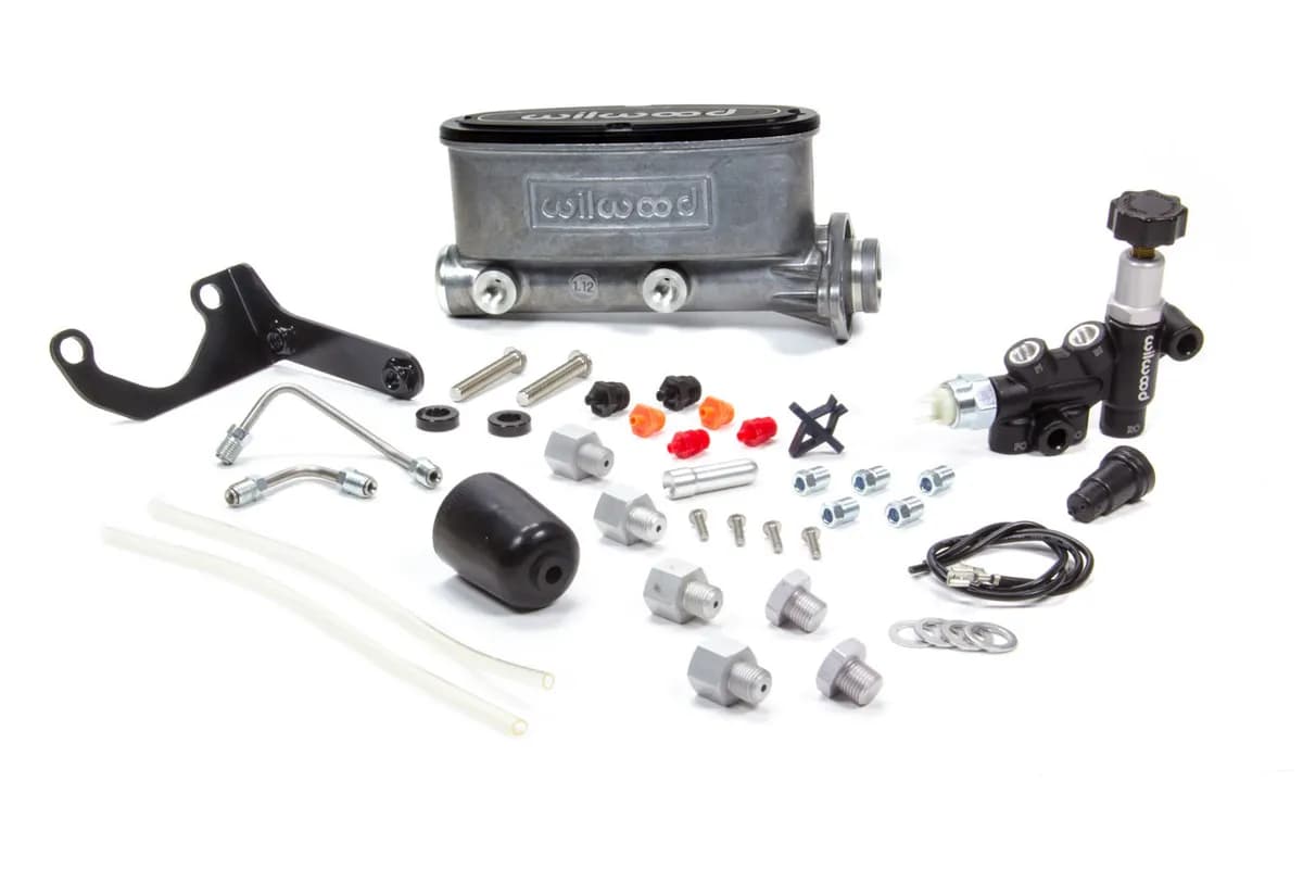 hv Tandem M/C Kit w/ Bracket & Prop Valve1 1/8in Bore