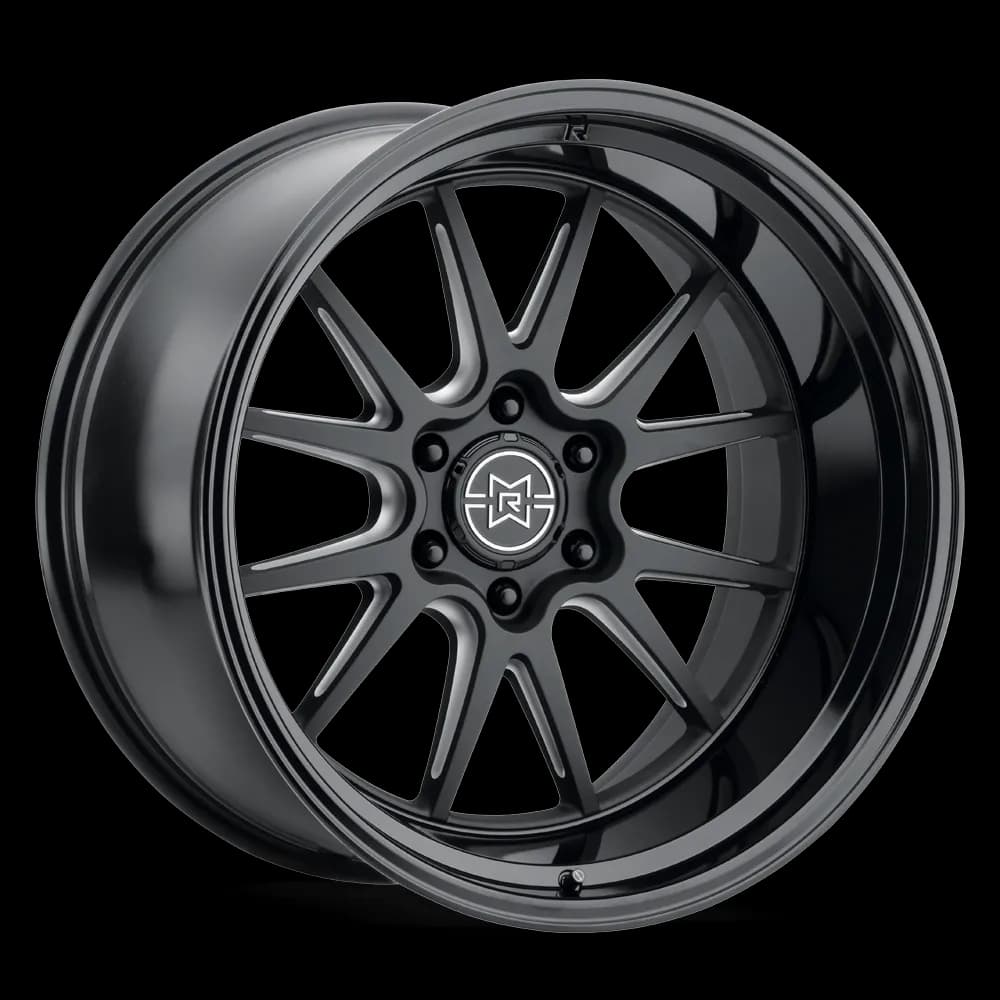 MR802 20x10 -18mm Offset 6x135 87mm Centerbore Double Black Milled