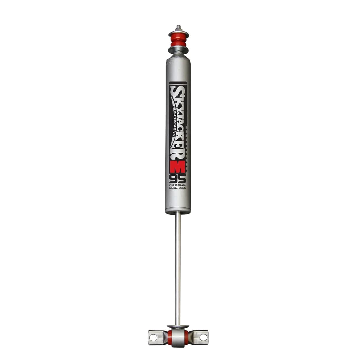 M95 Performance Monotube Shock Absorber 24.75 Inch Extended 15.13 Inch Collapsed 9.62 Inch Stroke 84-01 Jeep Cherokee 86-92 Jeep Comanche 93-98 Jeep Grand Cherokee 97-06 Jeep Wrangler 97-06 Jeep TJ Skyjacker