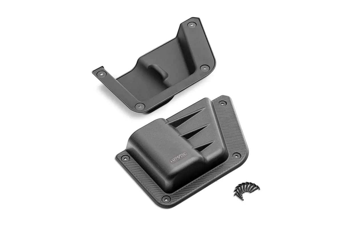 HAVOC Offroad's Rear Door Panel Pockets w/ Cupholder are built for 2021-2023 Ford Bronco models