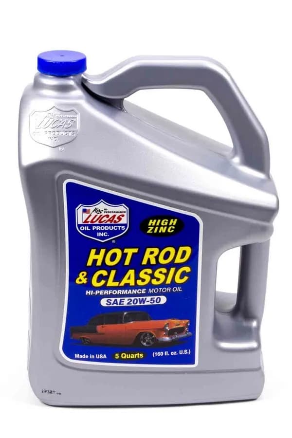 Lucas Oil Products 10684 Hot Rod & Classic Car HP Motor Oil SAE 20W-50