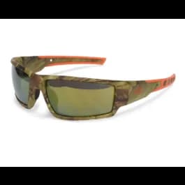 Cumulus Premium Safety Eyewear Camo Frame Gold Mirror Lens