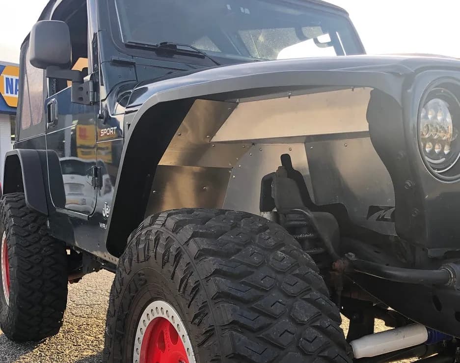 Motobilt High Line Inner Front Fenders - Bare - LJ/TJ