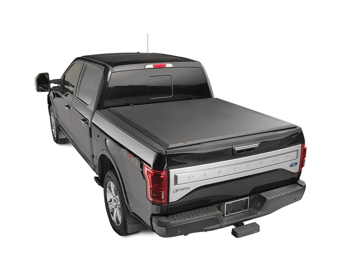 Black Roll Up Truck Bed Cover Chevrolet Silverado 1500 2019 +
