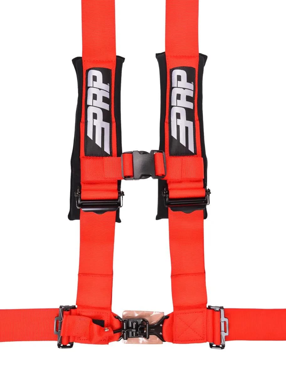 4.3 Harness 4 point Harness with 3 inch Belts Red PRP Seats