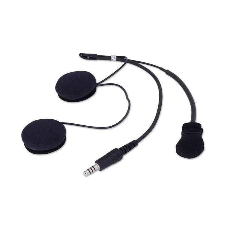 Imsa Wired Open Face Helmet Kit With Speakers & M102 Military Mic