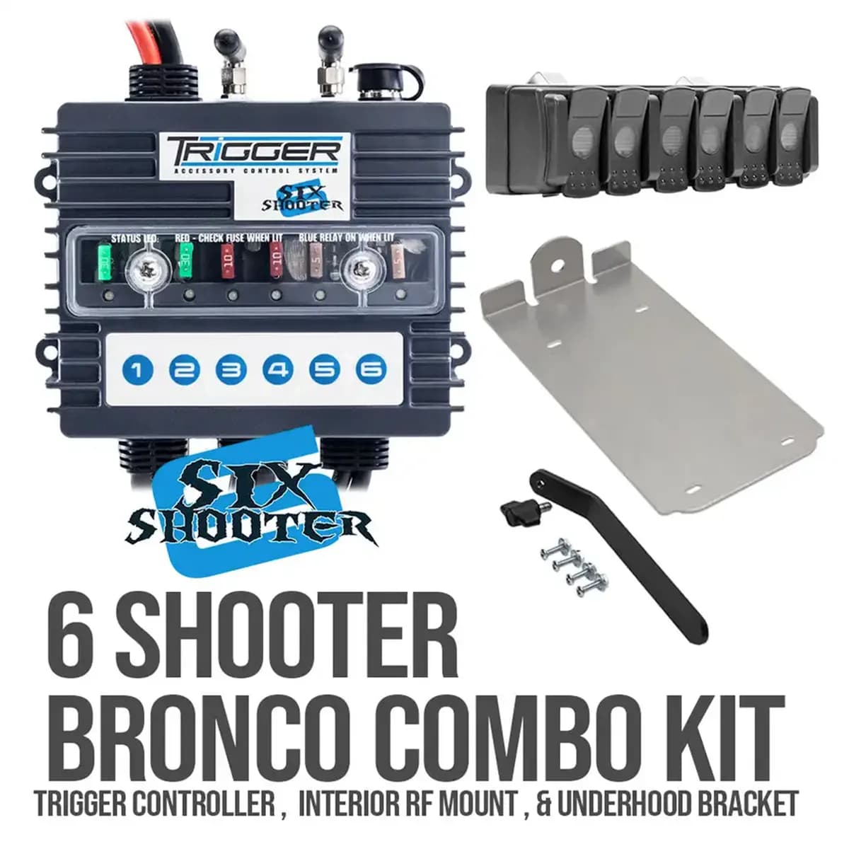 Oracle Lights Trigger 6 Shooter Controller Ford Bronco 2021 Combo Kit 3001bro