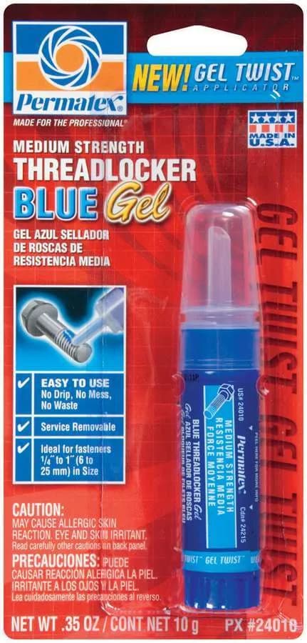 Medium Strength Threadlocker Blue Gel 10g Gel Twis