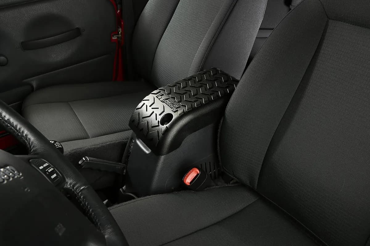 0206 Wrangler Armrest Cover Black Polyurethane Black