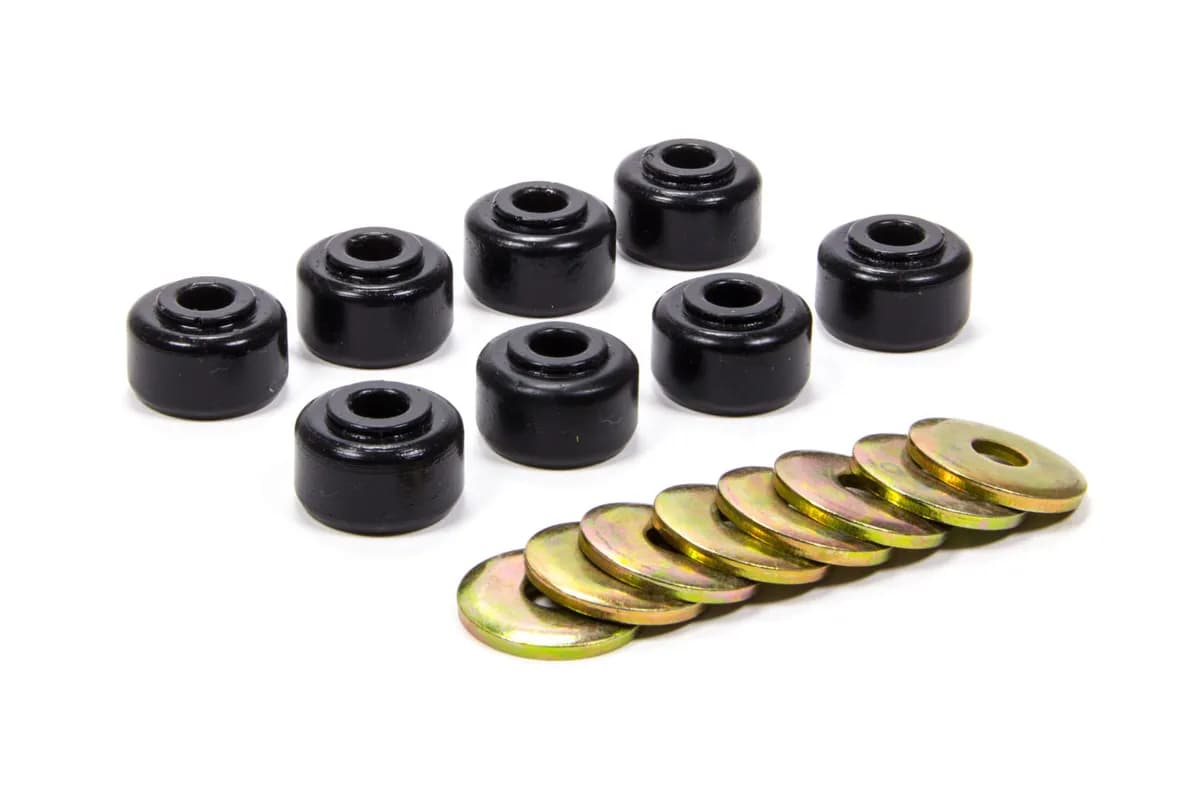 Universal Heavy Duty Sway Bar End Link Set W/8 Grommets & Washersblkperformance Polyurethane