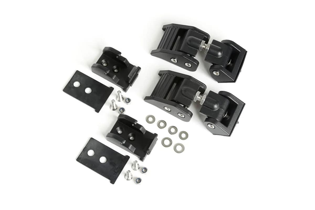Hood Catches Textured Bl ack 07-18 Jeep Wrangler