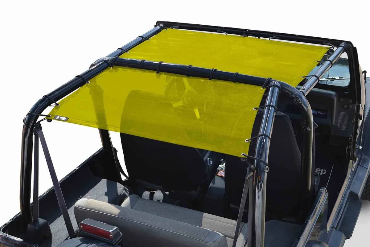 Steinjäger Tops and Covers Wrangler YJ 1987-1995 Fabric Teddy Yellow Front Seats Only