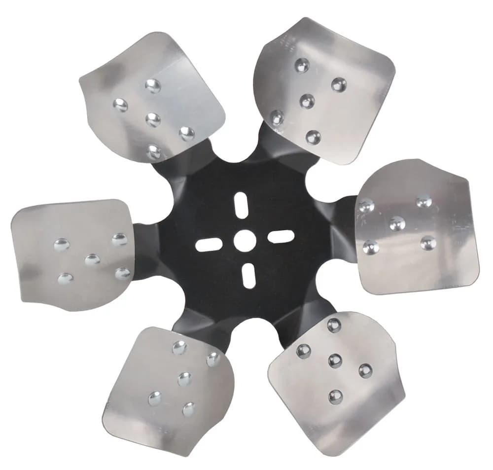 13 Standard Rotation Rigid Race Fan, Aluminum Blade