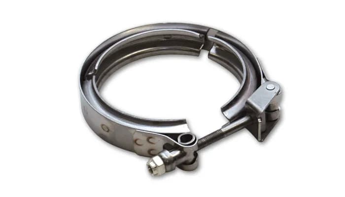 Quick Release V-Band Clamp; 1.75 in. Matiching Tube Size; 2.4375 in. Flange OD; 300 Series Stainless Steel;