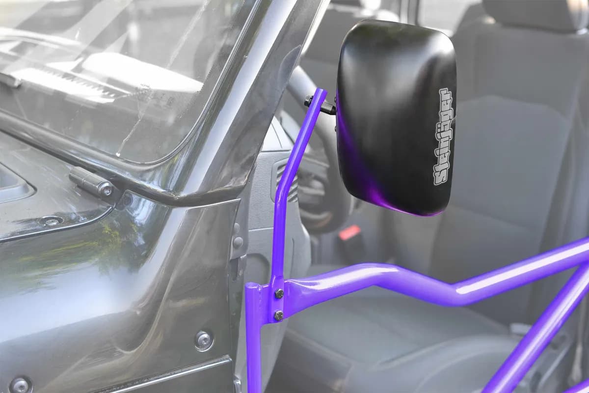 Steinjäger Doors Gladiator JT 2019 to Present Mirror Legs to Fit Tube Doors Sinbad Purple