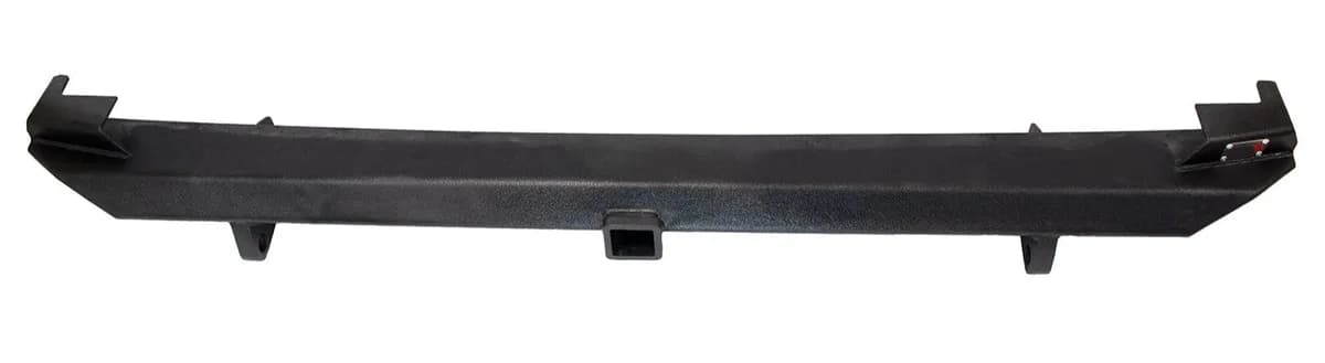 8701 Cherokee Bullhead Rear Bumper With 2in Receiver And Drings Black Textured Powder Coat Steel