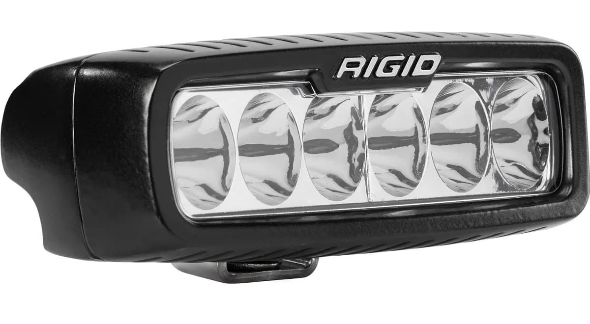 Rigid s Sr-Q Pro is a Compact; High-Output LED Light With 102% More Lumens; Multiple Beam Patterns; And Versatile Mounting Options. Ideal For Tight Spaces; it s Also Available as a Back-Up Light Kit With a 25ft. Harness And Switch.