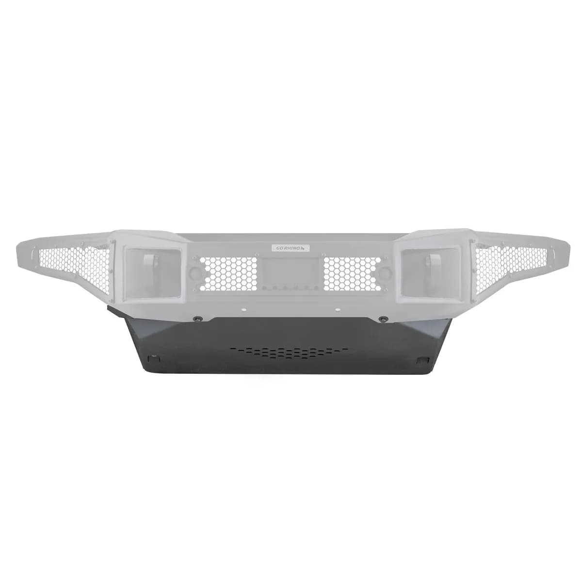 Go Rhino 332120T - Rockline Front Bumper Lower Skid Plate For Ford Bronco - Textured Black