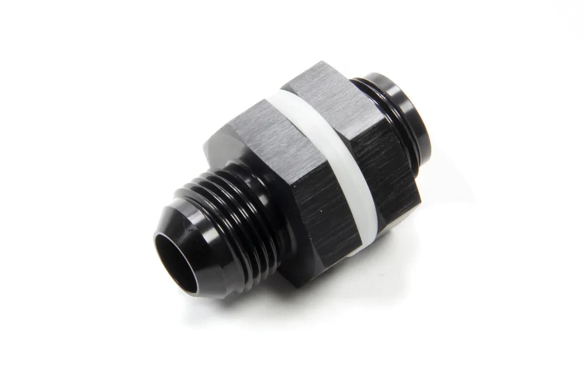 Vibrant Performance - 16894 - Fuel Cell Bulkhead Adapter Fitting; Size: -10AN (W/ 2 PTFE Crush Washers & Nut)