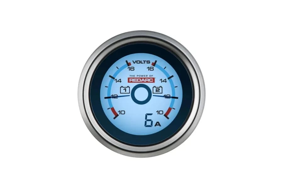Dual Voltage 52mm Gauge With Optional Current Display