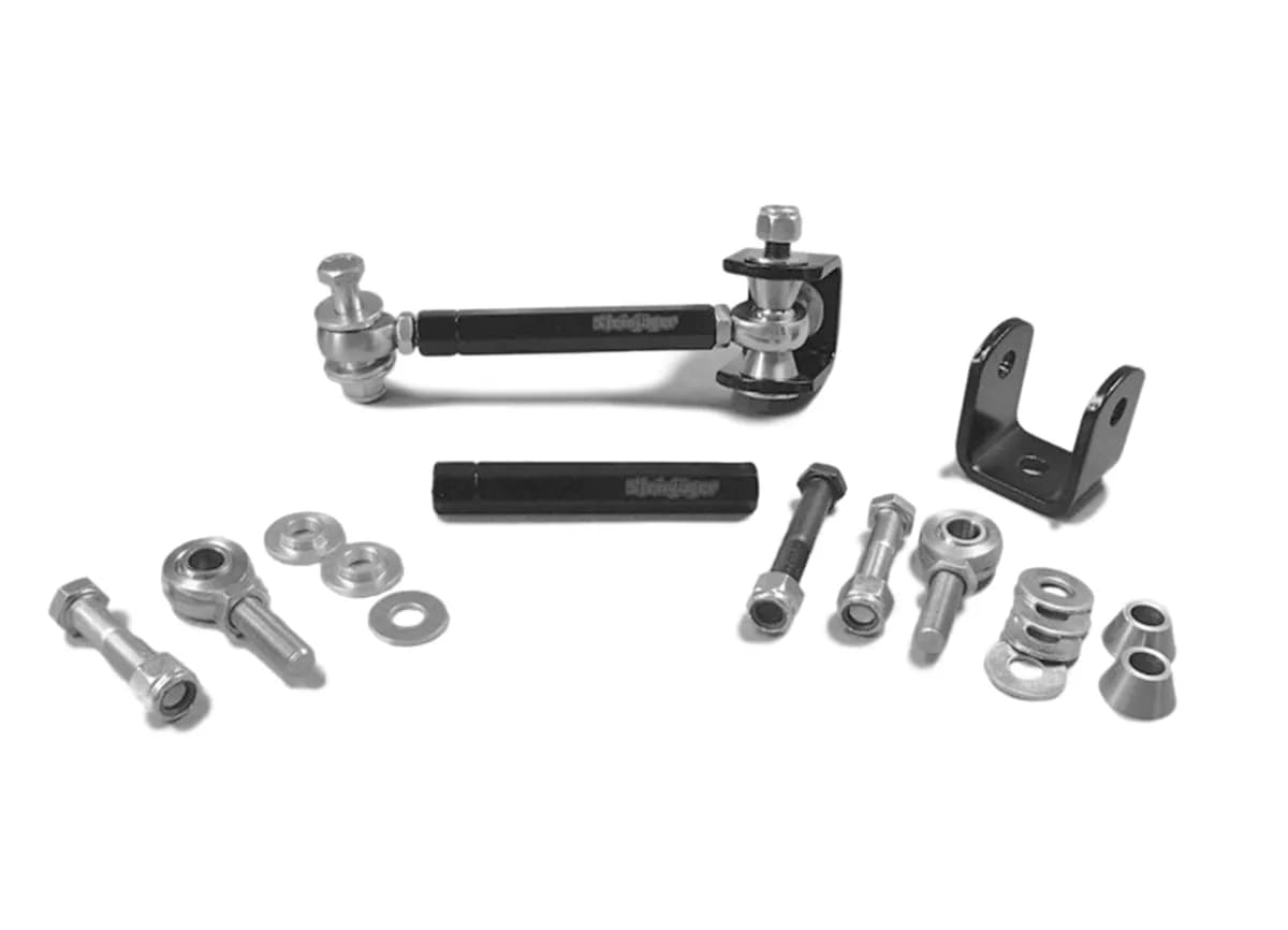 Steinjäger Drop Clevises Included Sway Bar End Links M10 x 1.50 292mm Long Chrome Moly Heims Powder Coated Aluminum Tubes