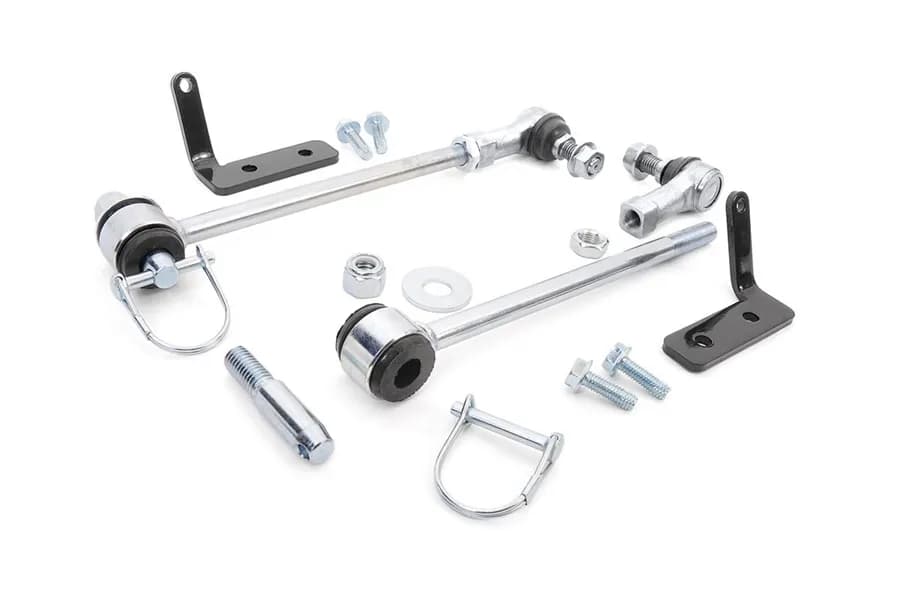 Rough Country Front Sway Bar Quick Disconnects - 3.5-6in Lift - JT/JL/JK