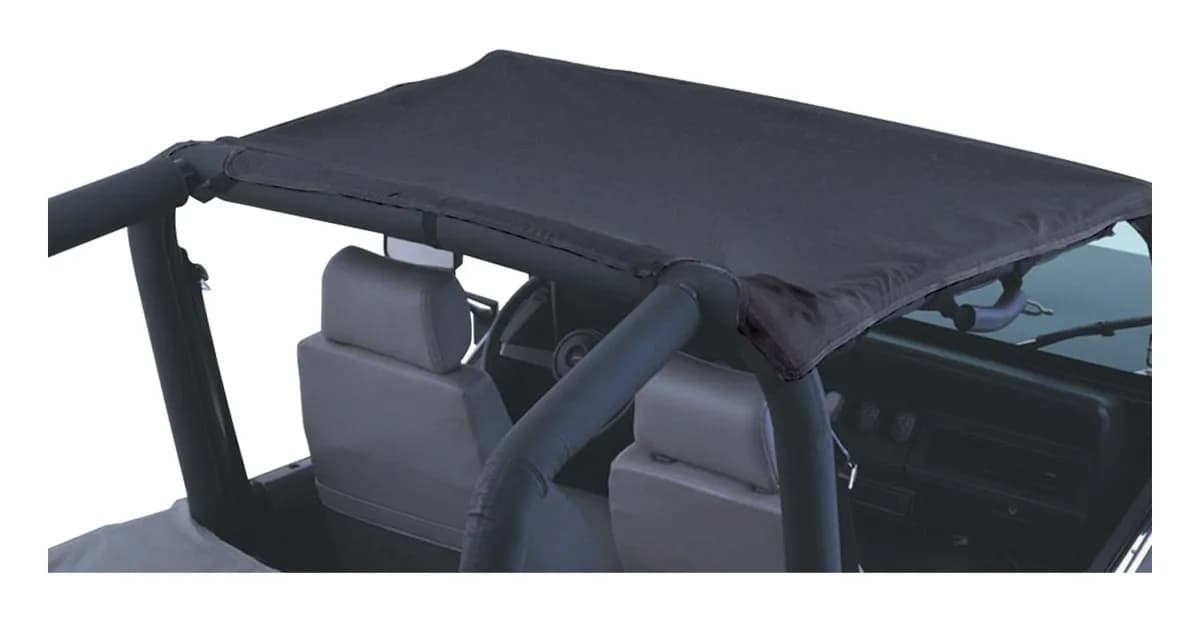 RT Off-Road - Fabric Black Beach Topper