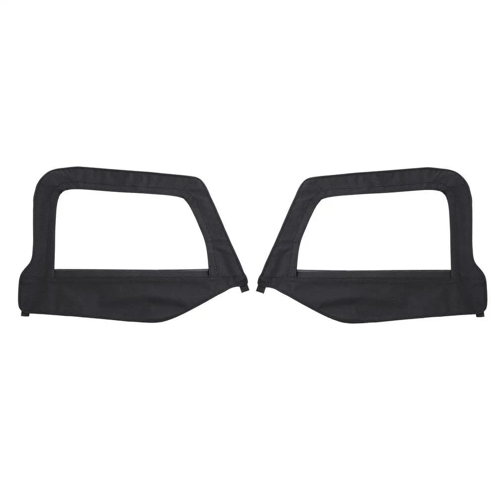 9706 Wrangler Tj/Lj Replacement Upper Door Skins Only; Black Diamond