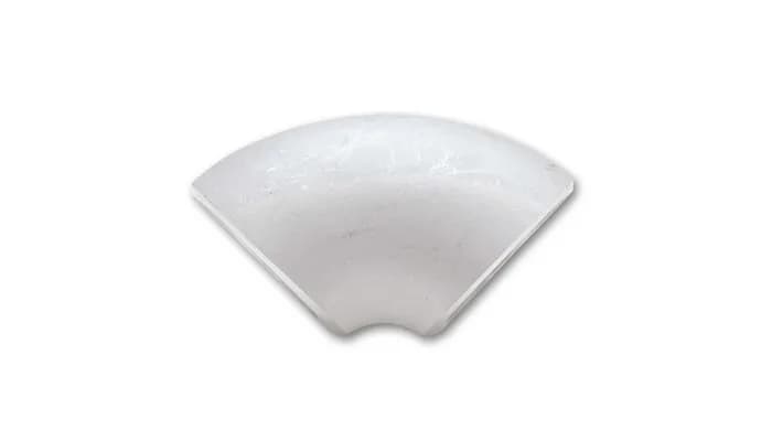 90 Degree Stainless Steel Bend; 2.5 in. Nominal Pipe Size; 3 in. Actual OD; 2.75 in. Actual ID; 2.5 in. Center To Face; Tight Radius; Sch. 10 Elbow; Natural;