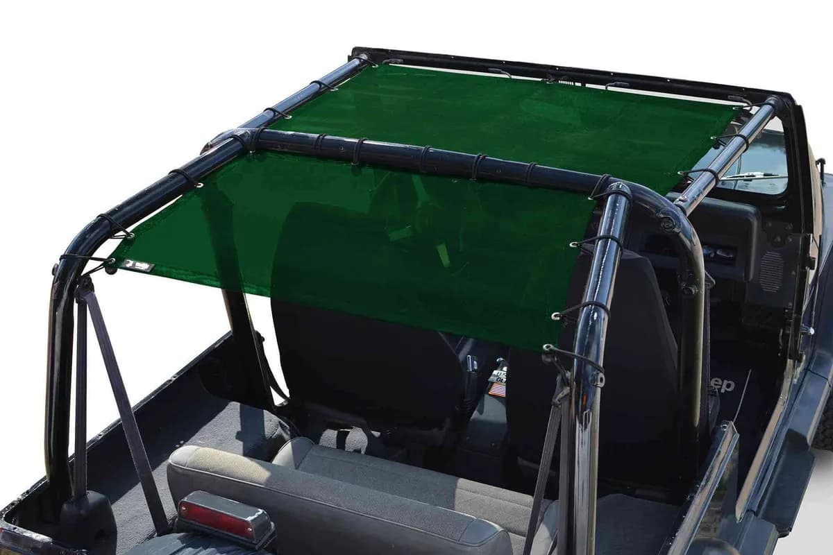 Steinjäger Tops and Covers Wrangler YJ 1987-1995 Fabric Teddy Dark Green Front Seats Only