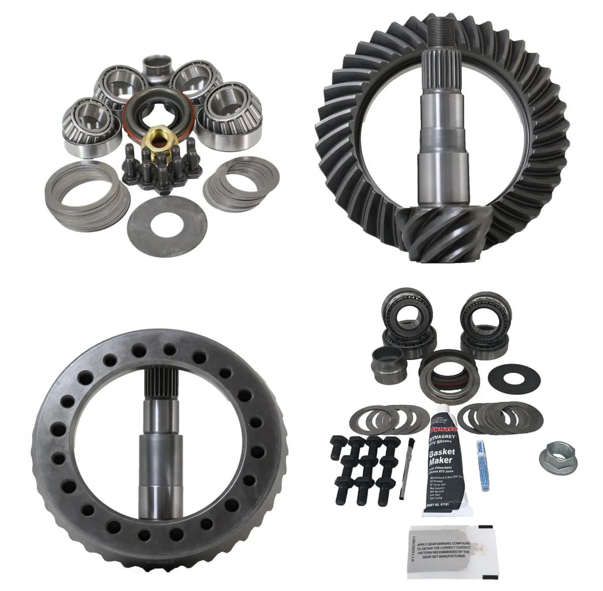 Jeep Wrangler TJ 2003-06 Dana 44 Thick Rear 4.56 Ratio Koyo Bearing Gear Package Revolution Gear