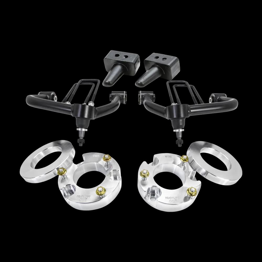 3.5 Front Strut Extension-3.0 Taper Block-Tube Uca For 2009-2013 Ford F150 24wd