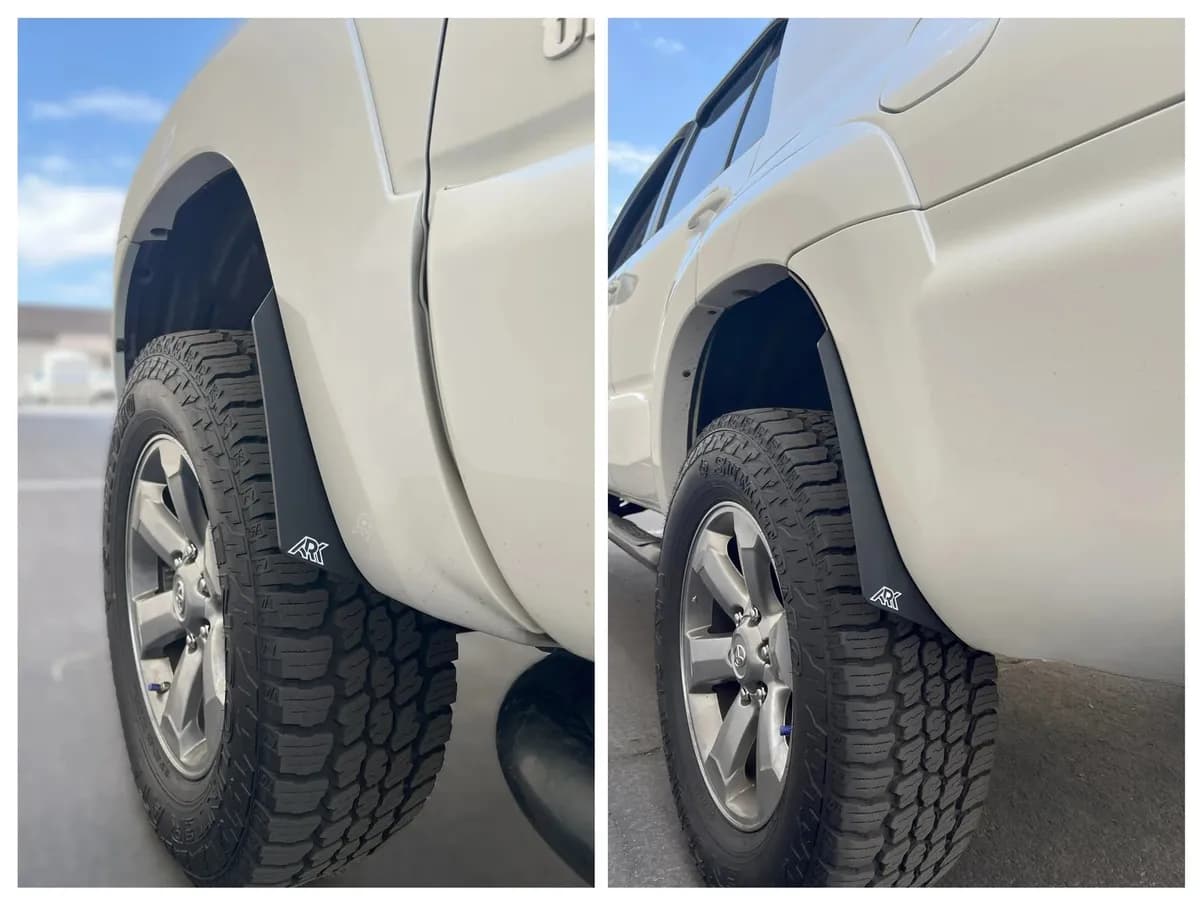 2006-2009 Toyota 4Runner Micro Flare Mud Flap Deletes