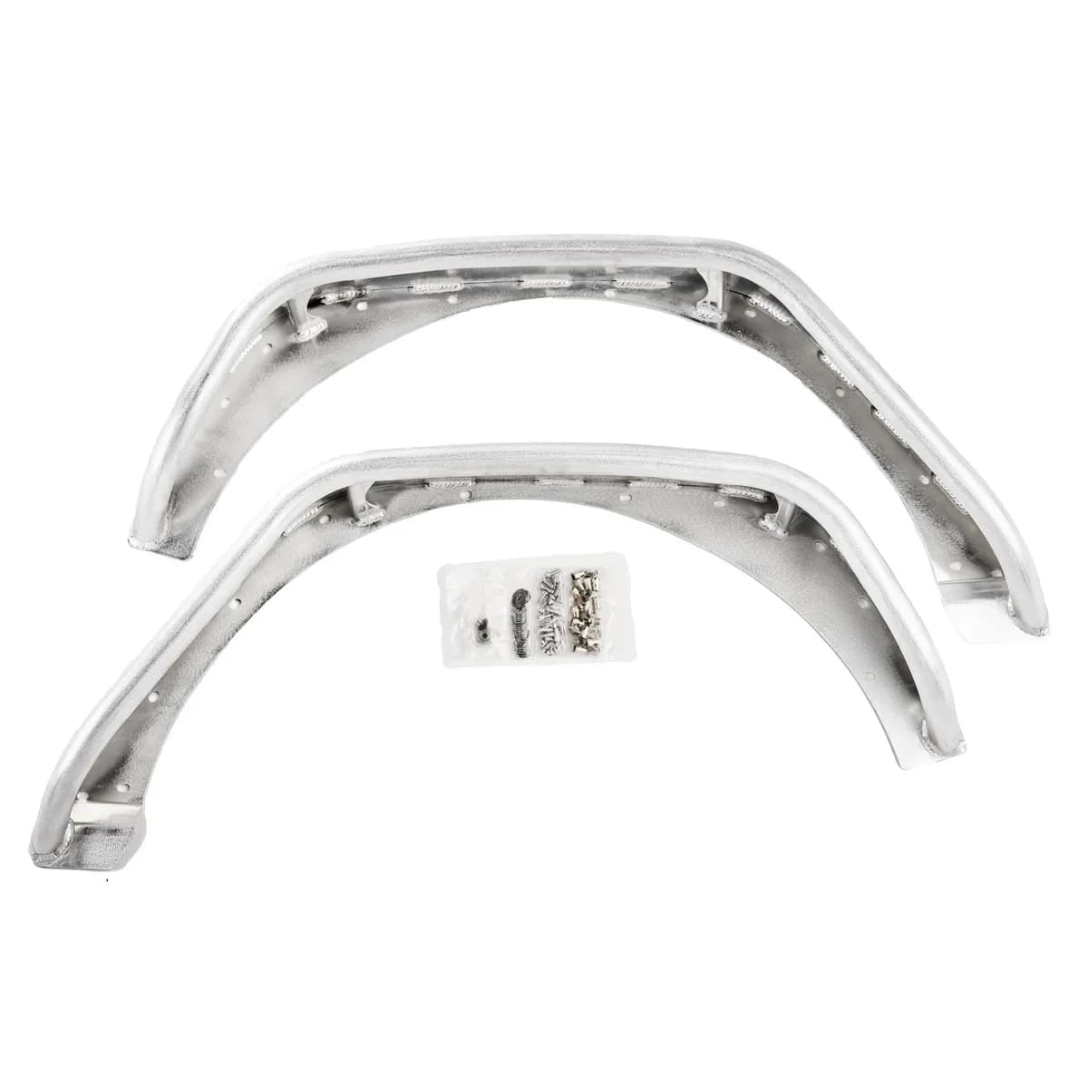 Combat Off Road Jeep JL/JLU Full Assault Raw Aluminum Fender Kit - Front 25-1176