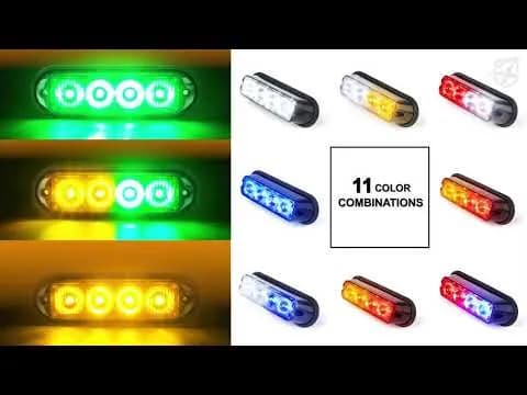 Surface Mount Grille Strobe Light Head | Marker Series