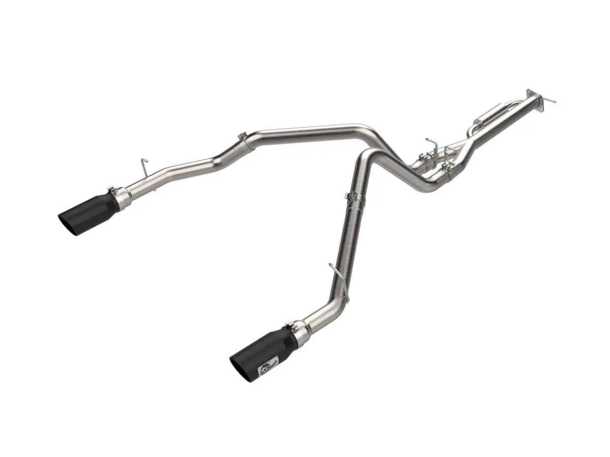 AFE Power Vulcan Series 3 IN 304 Stainless Steel Cat-Back Exhaust System w/ Polished Tips RAM 1500 25-26 L6-3.0L (tt) 49-32088-P 49-32088-P