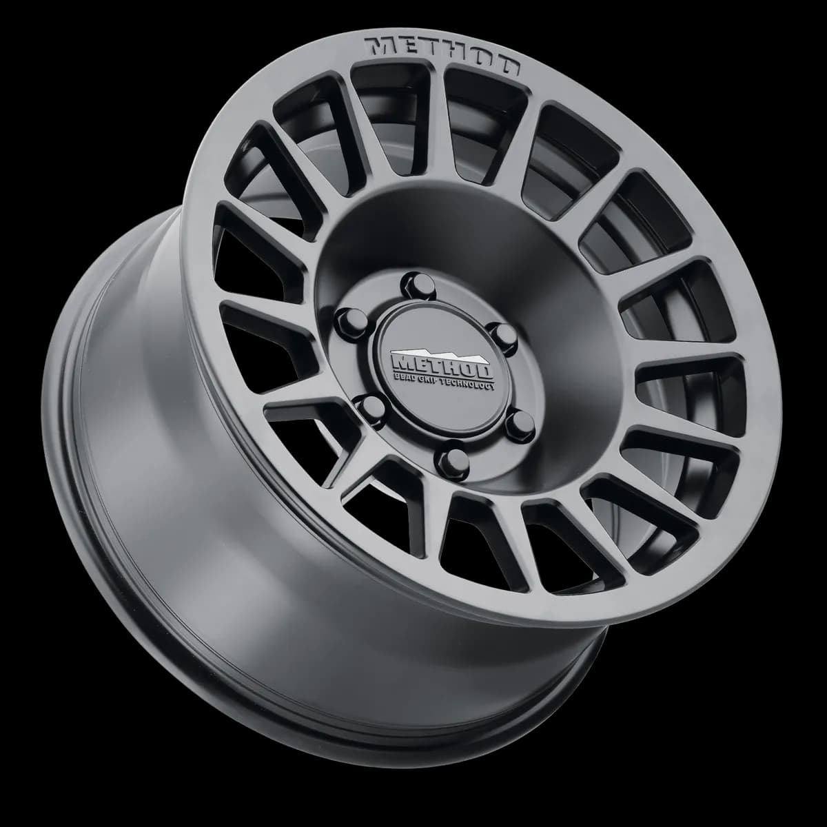 Aluminum Wheels 18x9 Bead Grip MR707 Bolt Pattern 6 On 139.7 Offset 18 Lip Size 0 Matte Black MB Method