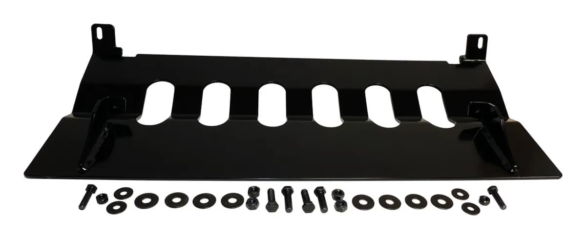 Black Semigloss Front Skid Plate For 1018 Jeep JK Wrangler