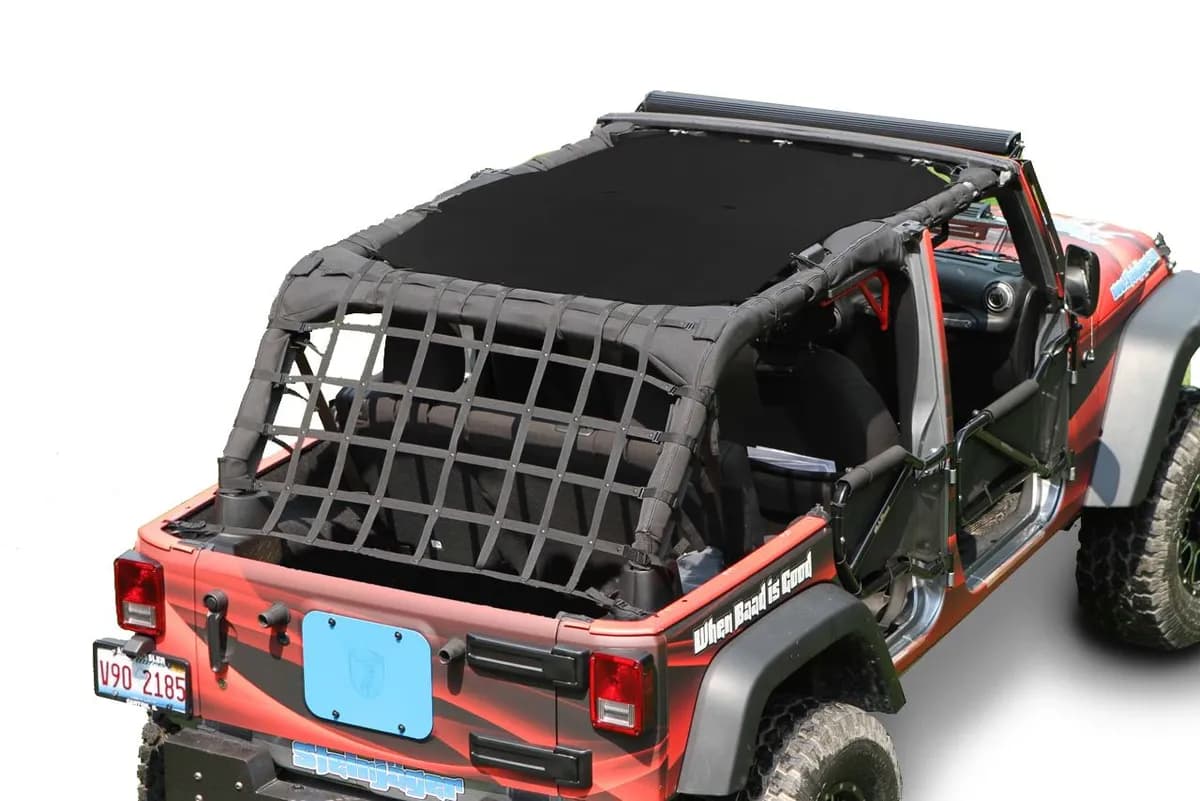 Steinjäger Tops and Covers Wrangler JK 2007-2009 Fabric Teddy 4 Door Black