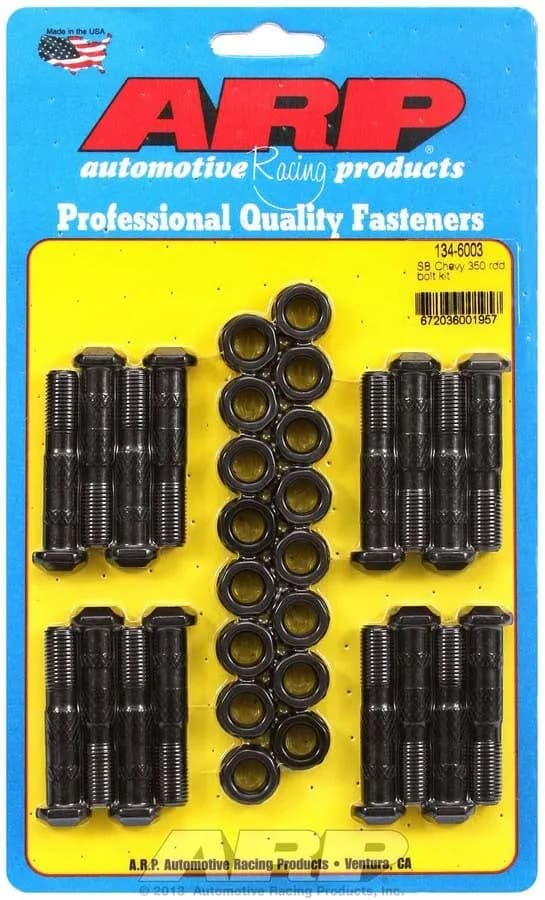 sb Chevy 305307350409 Rod Bolt Kit Large Journal 3/8