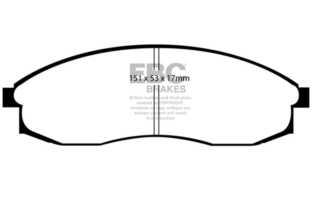 EBC Brakes DP21082 Greenstuff 2000 Series Sport Brake Pads
