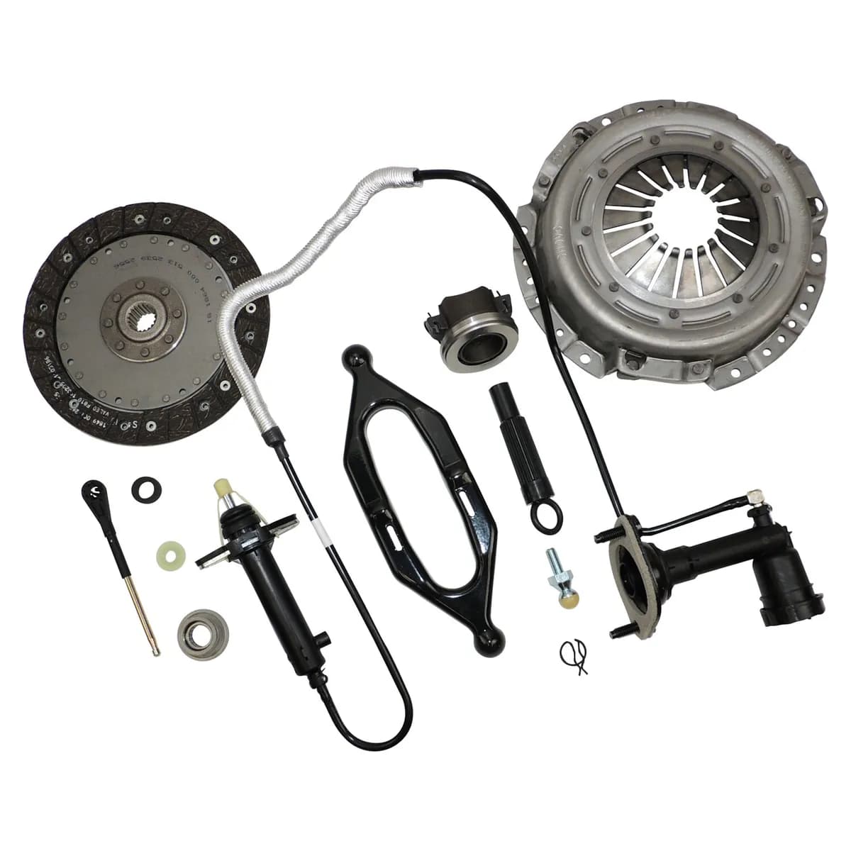 Clutch Master Kit; Steel; Semi-Metallic; Rubber;